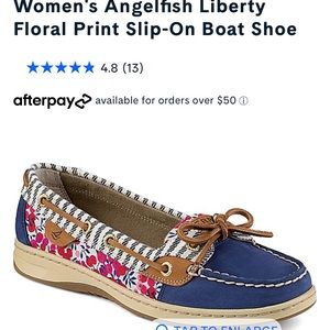 Sperry Top-Sider Angelfish Liberty Floral Boat Shoes